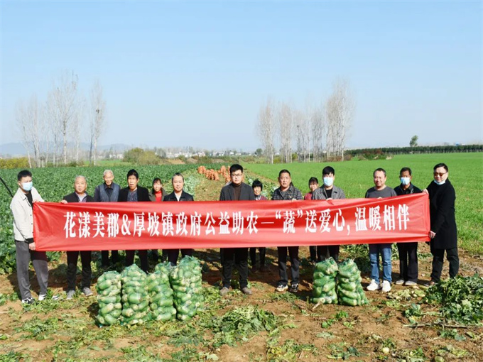 　淅川县厚坡镇政府公益助农缓解蔬菜销售困境“蔬”送爱心温暖相伴